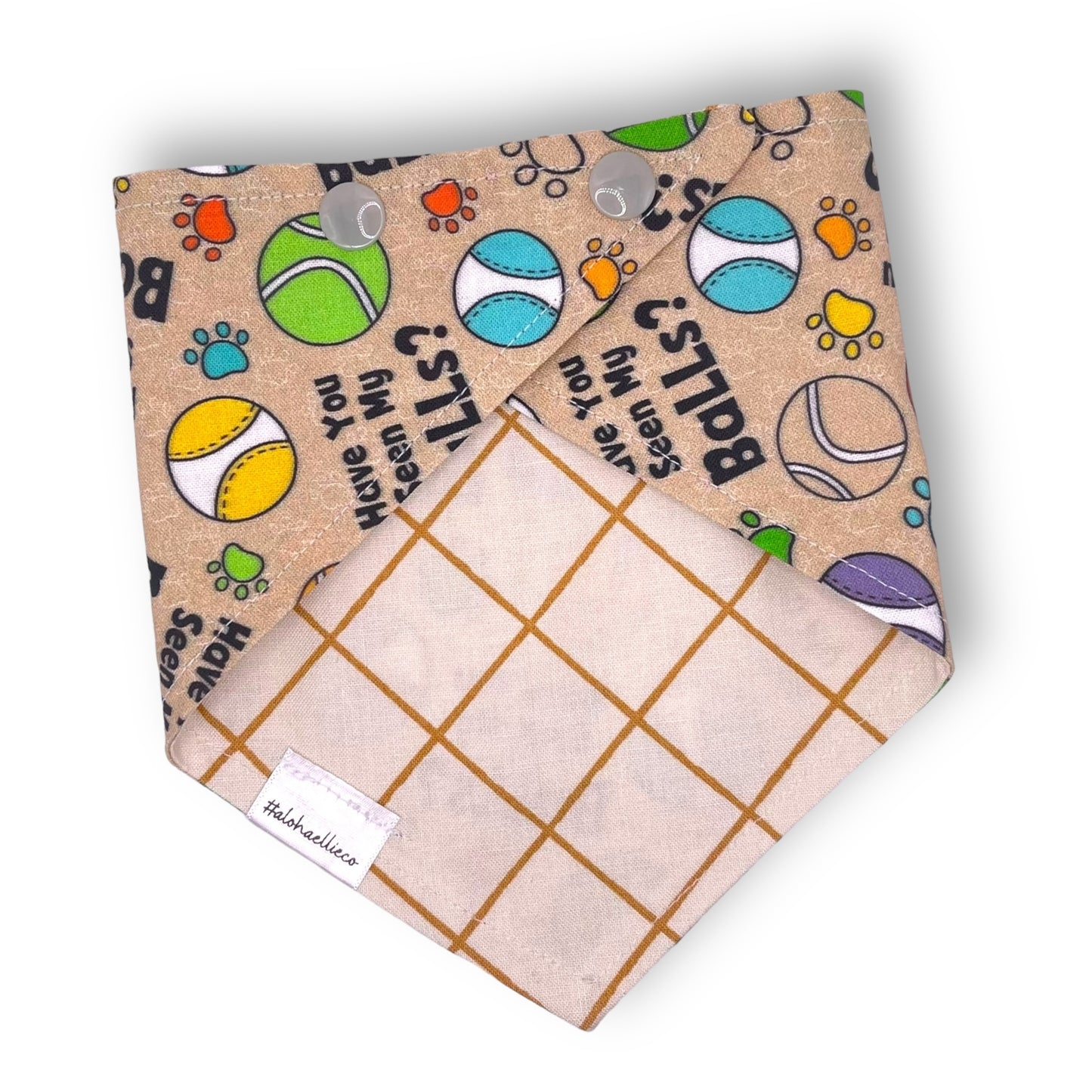 Have You Seen My Balls Reversible Pet Bandana