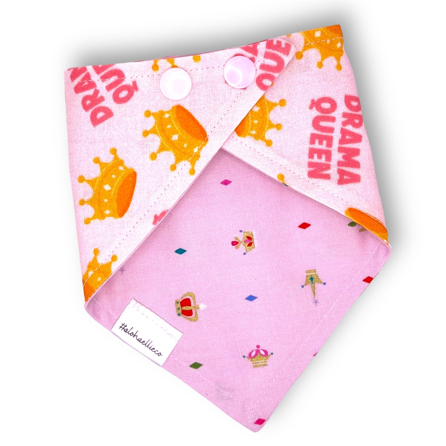 Drama Queen Reversible Pet Bandana