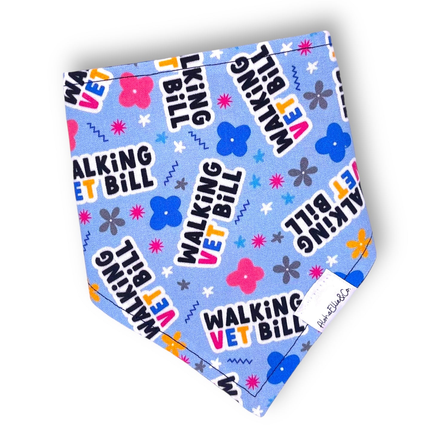 walking vet bill pet bandana