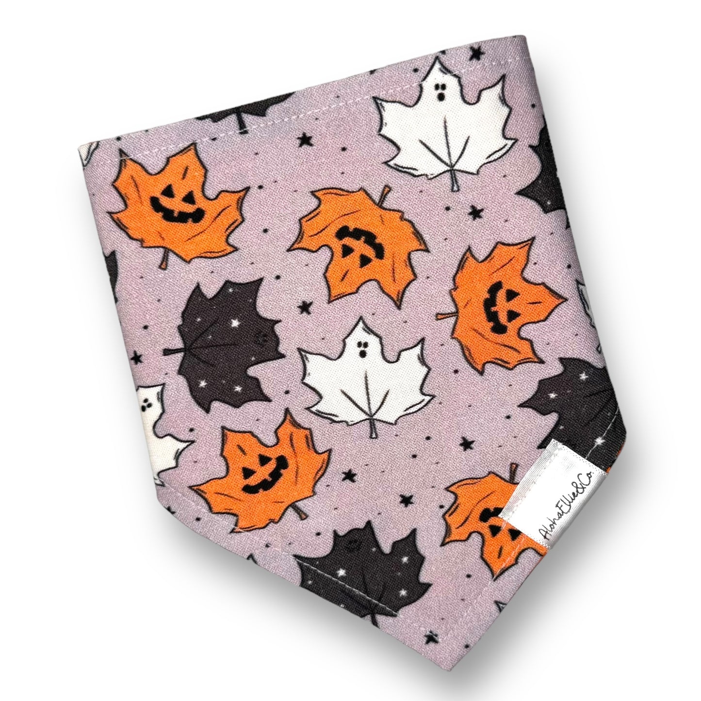 Jack-O-Leaves Reversible Pet Bandana