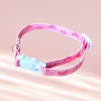 Pink Coquette Pet Collar