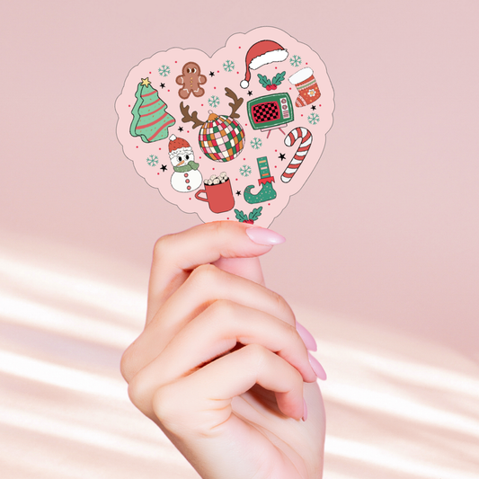 I Heart Christmas Sticker