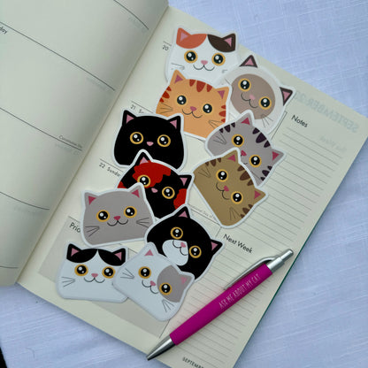 Kitty Face Stickers