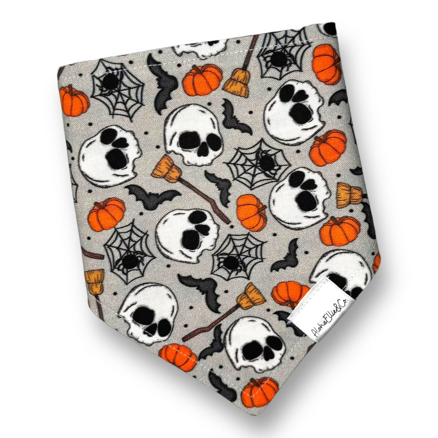 Witchy Skulls Reversible Pet Bandana