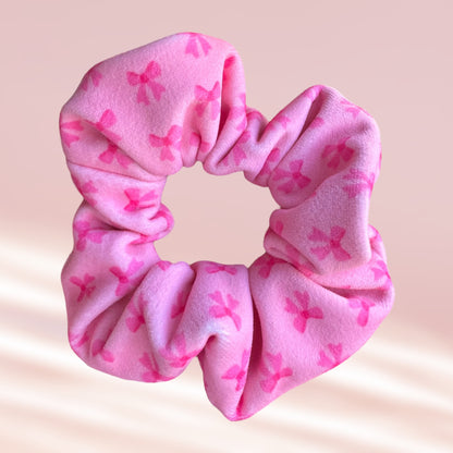 Velvet Scrunchie - Pink Coquette