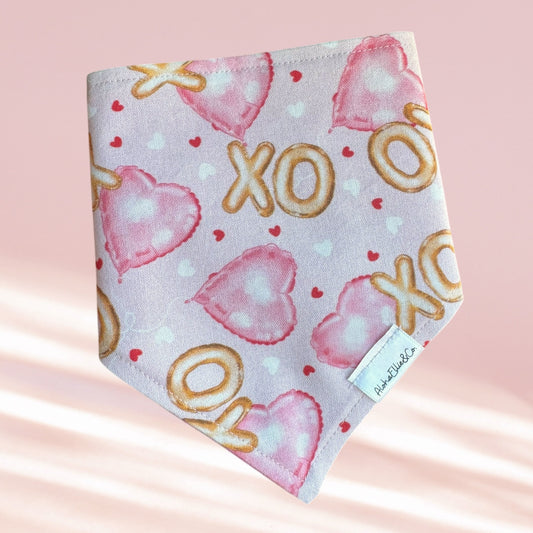 XOXO Reversible Pet Bandana