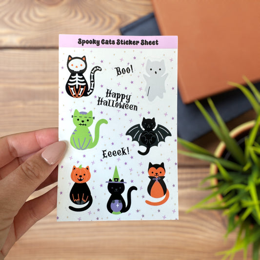 Spooky Kitty Sticker Sheet