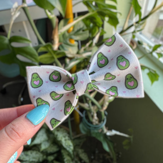 I Heart Avocados  Pet Bow Tie