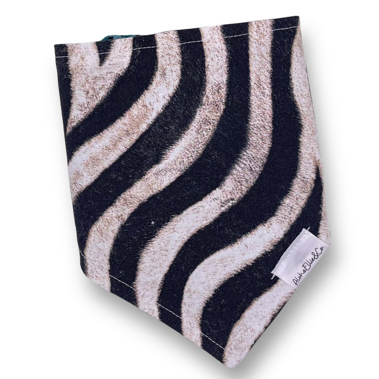 Zebra Reversible Pet Bandana