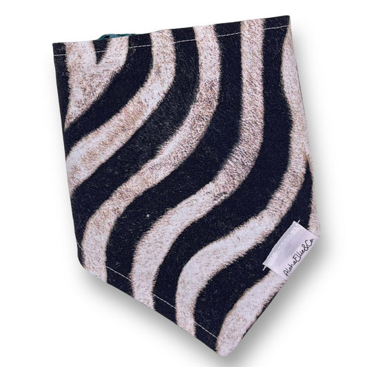 Zebra Reversible Pet Bandana