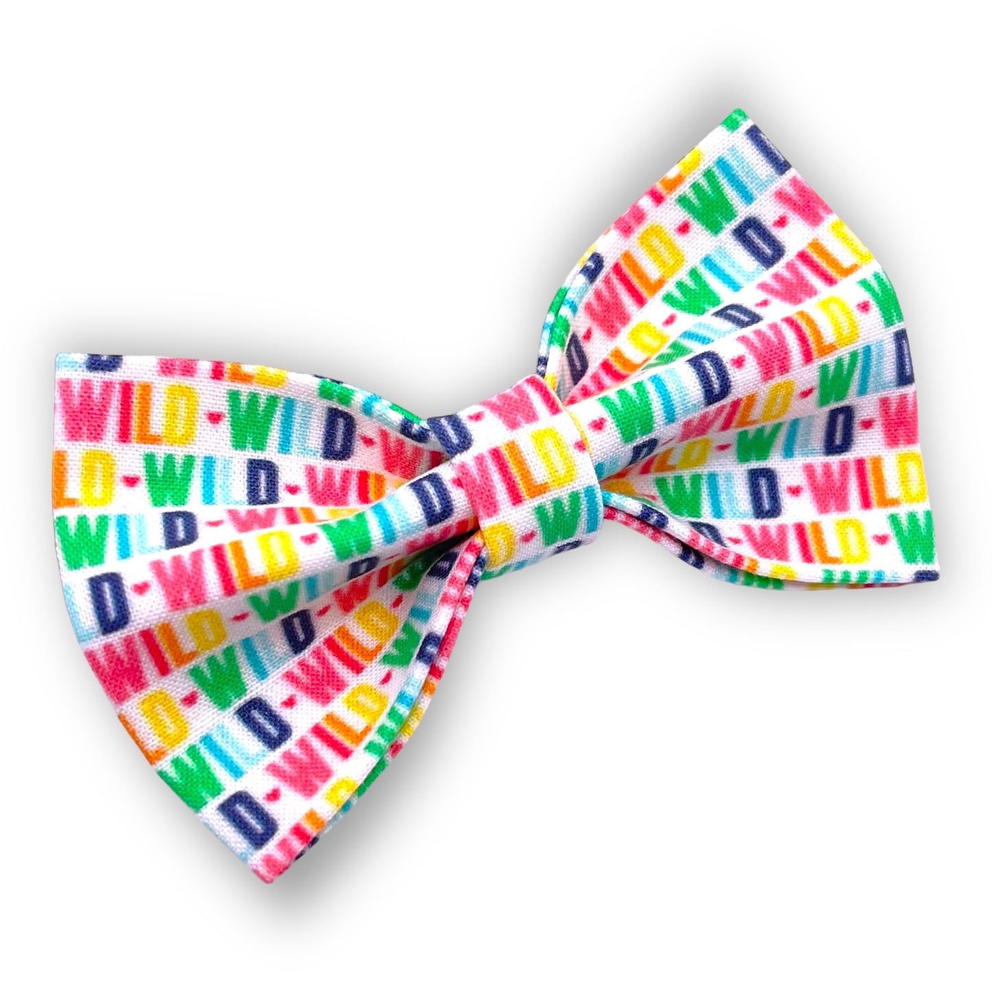 White WILD Pet Bow Tie