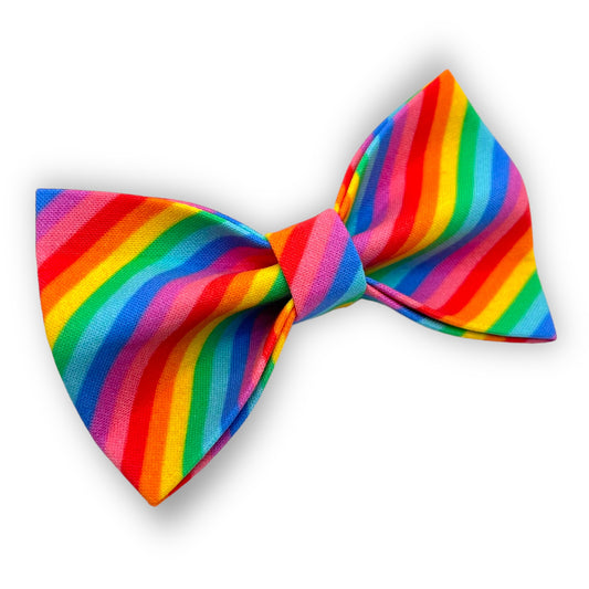 Rainbow Pet Bow Tie