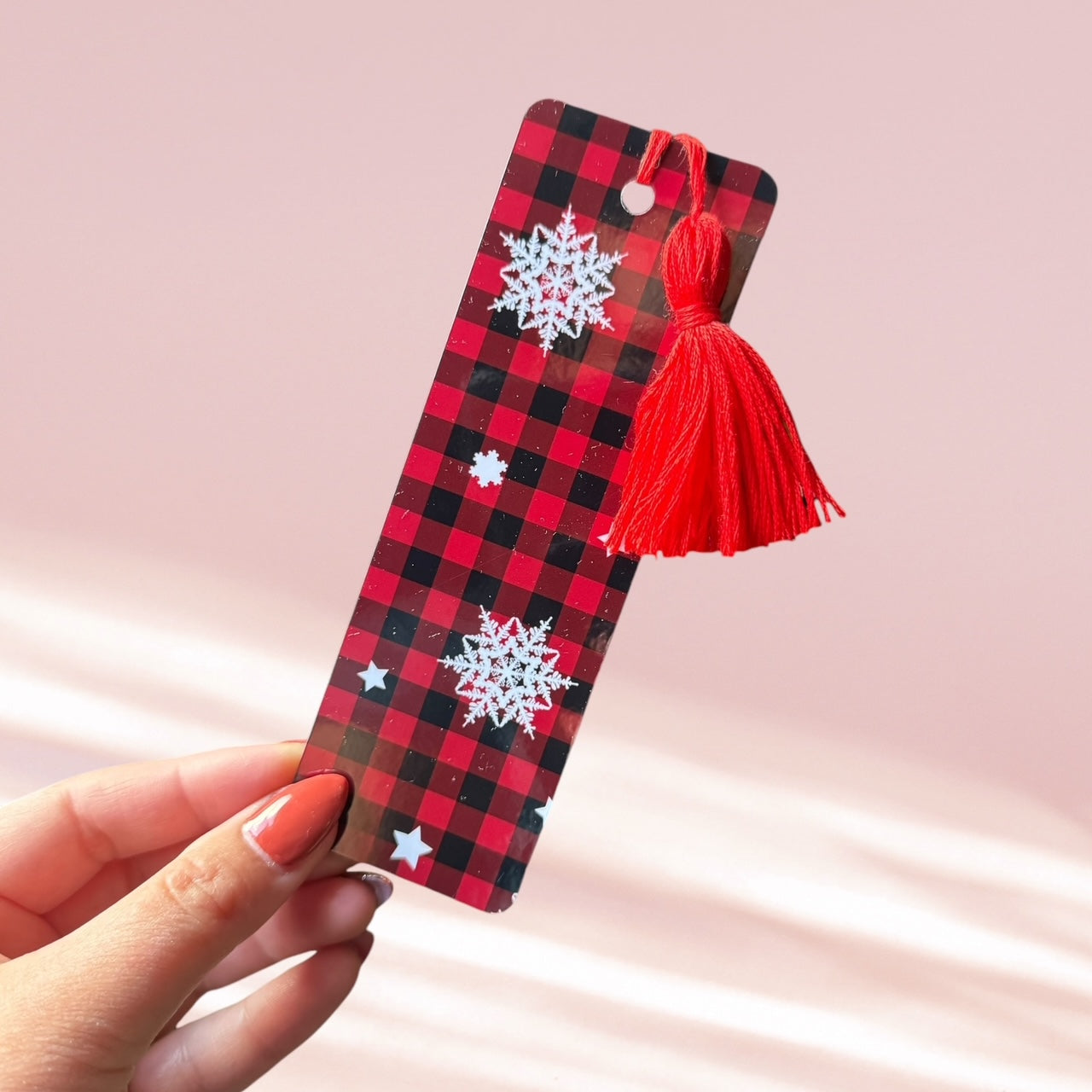 Christmas Red Trucks Bookmark