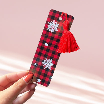 Christmas Red Trucks Bookmark