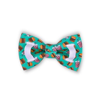 Hamburger Pet Bow Tie