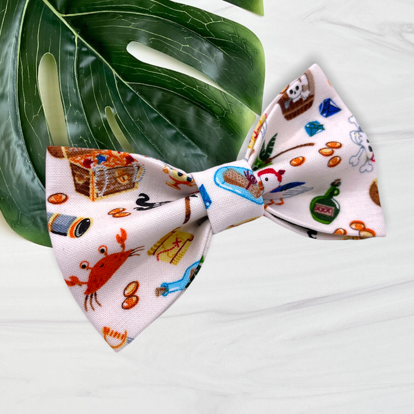 Pirates pet bow tie